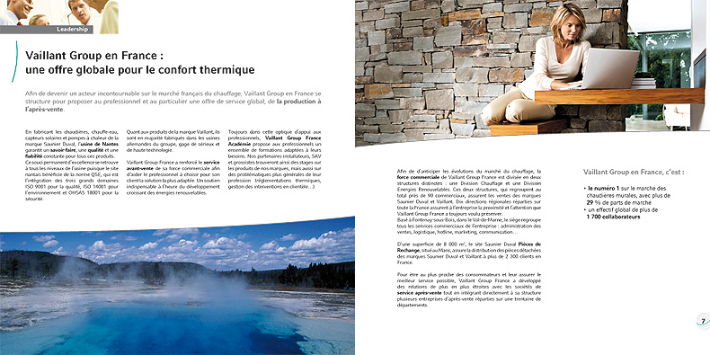 brochure institutionnelle Vaillant Group France