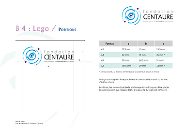 Charte Graphique Fondation Centaure