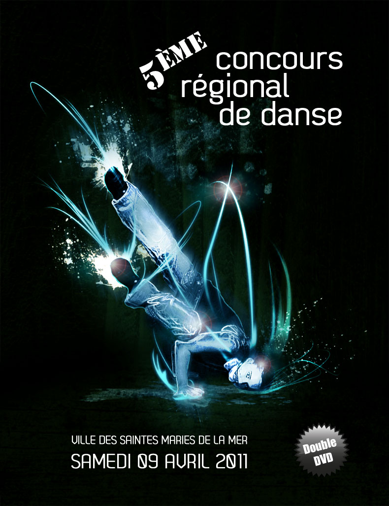 affiche concours de danse
