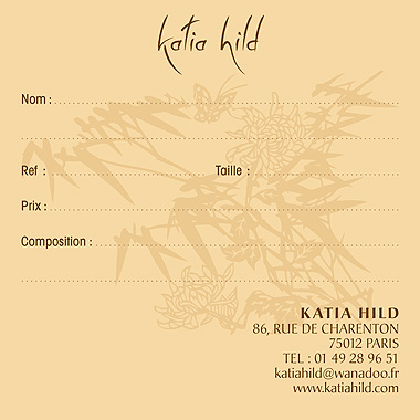 Katia Hild - Terre d'ailleurs - Cosmétique et prêt-à-porter